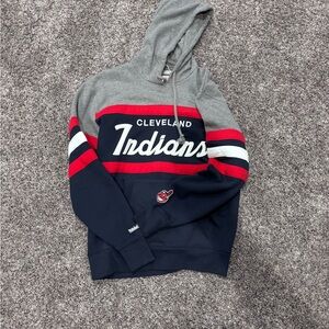 Mitchell & Ness Cleveland Indians throwback hoodie Men’s Large